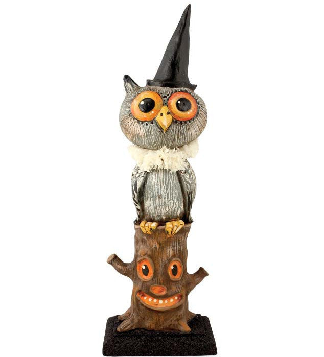 Hootie is Stumped Halloween Figurine by Debra Schoch