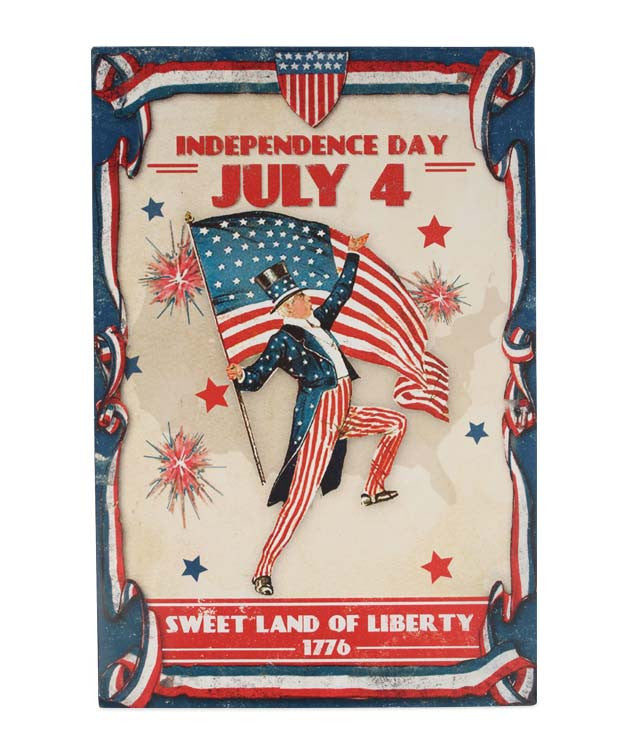 4th of July Independence Day Sign