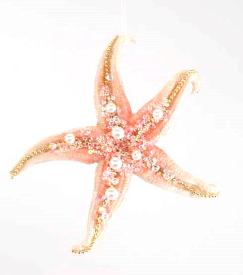Jeweled Starfish Ornament, Large by Katherine's Collection