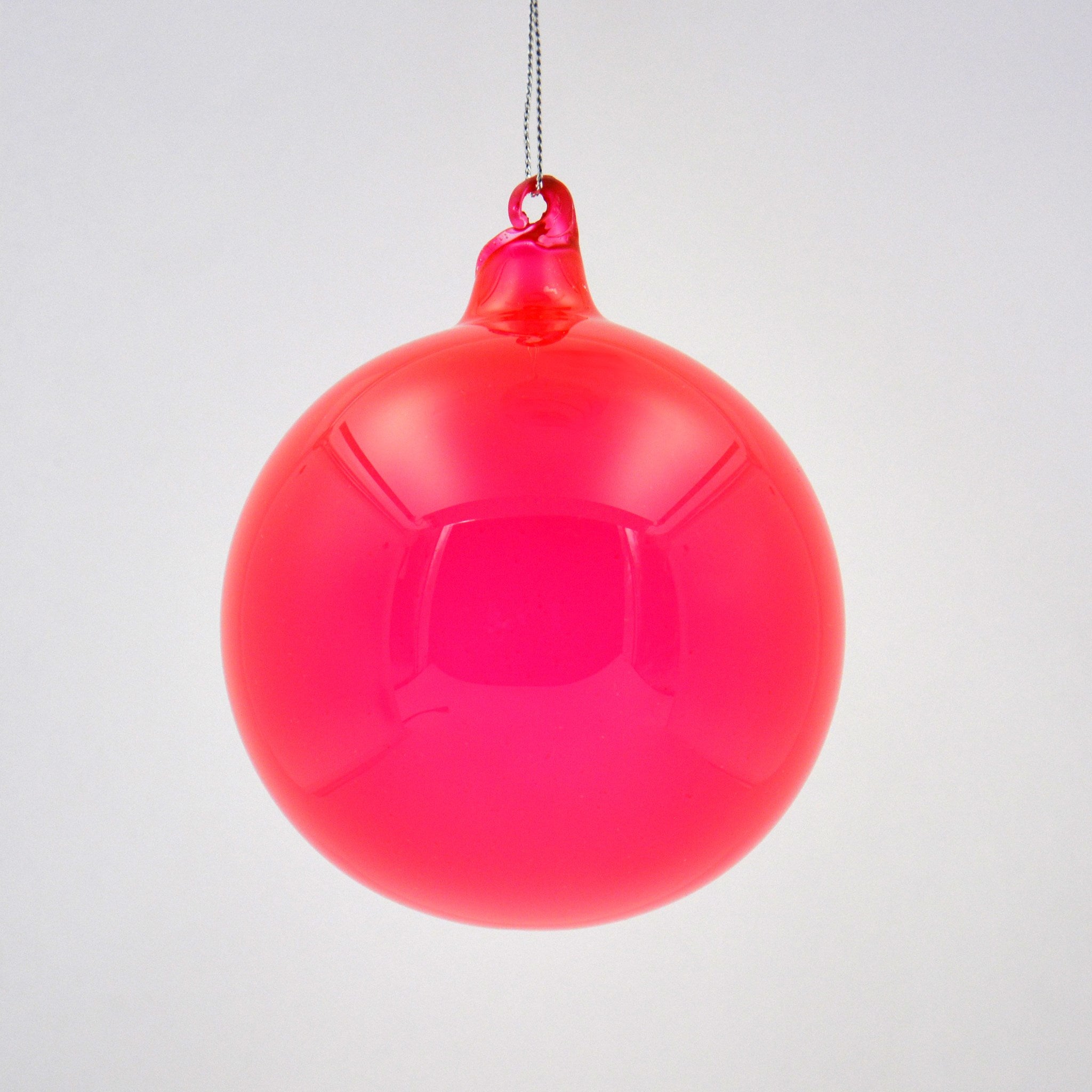 Jim Marvin Candy Red Bubblegum Glass Ornaments