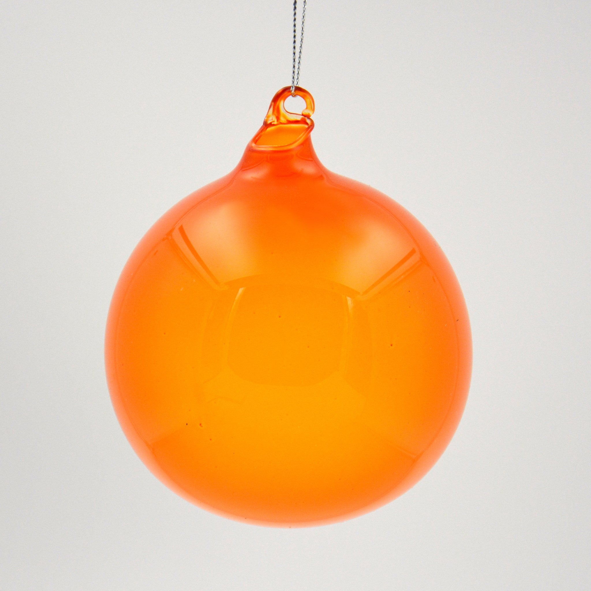 Jim Marvin Citrus Orange Bubblegum Glass Ornaments