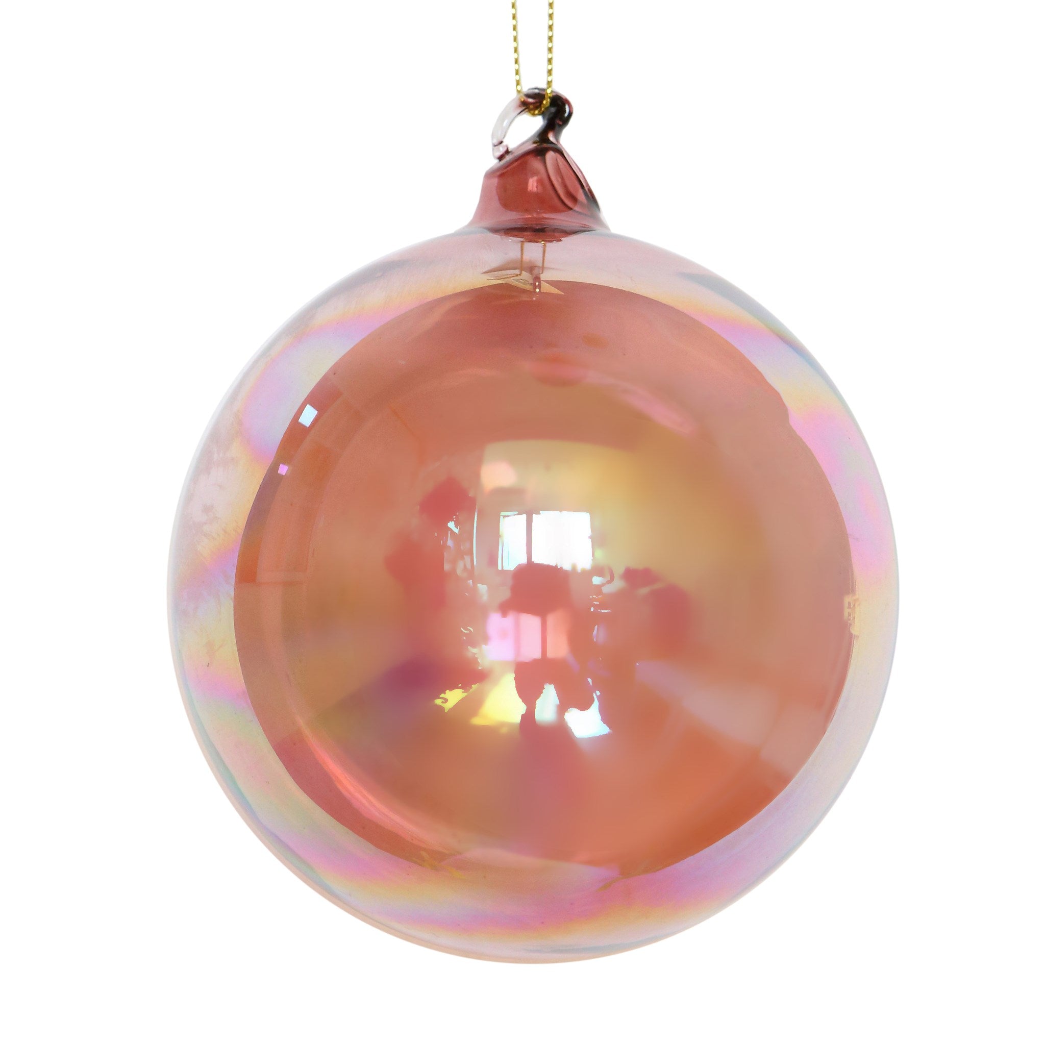 Jim Marvin French Purple Bottle Glass Ball Ornaments