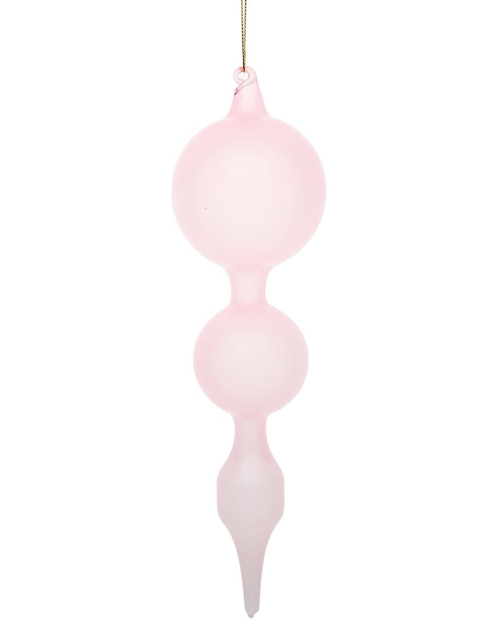 Jim Marvin Light Pink Bubblegum Finial Ornament