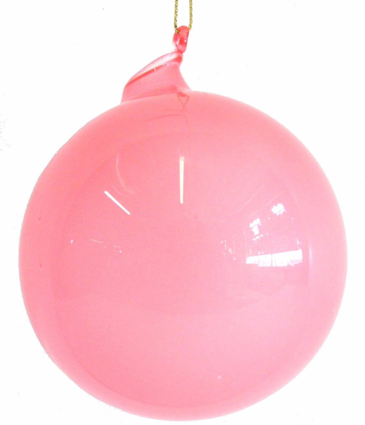 Jim Marvin Pink Bubblegum Glass Ornaments