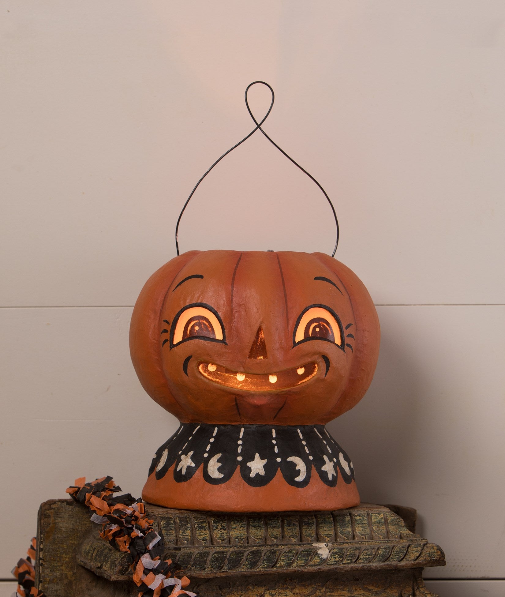 Johanna Parker Magic Pumpkinny Lantern, Paper Mache
