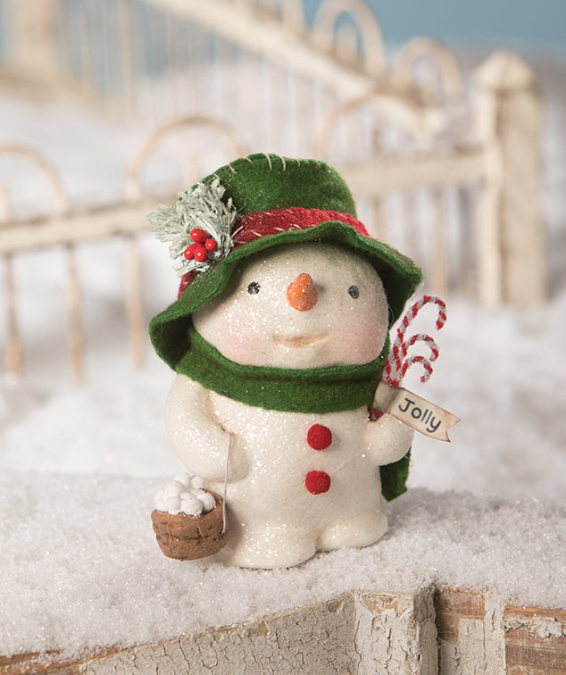 Ceramic Hand Painted Snowman Christmas Tree Lighted Tree Snowmen