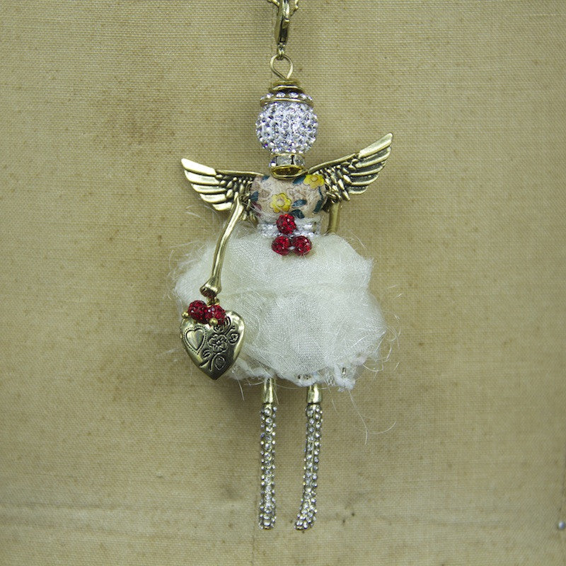 Ruby Angel Necklace