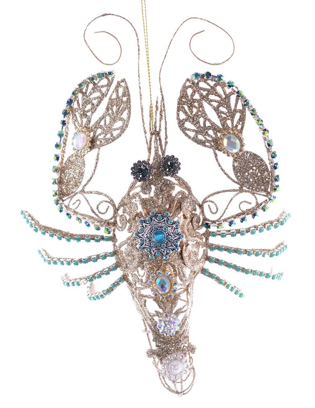 Jeweled Lobster Ornament by Katherine's Collection