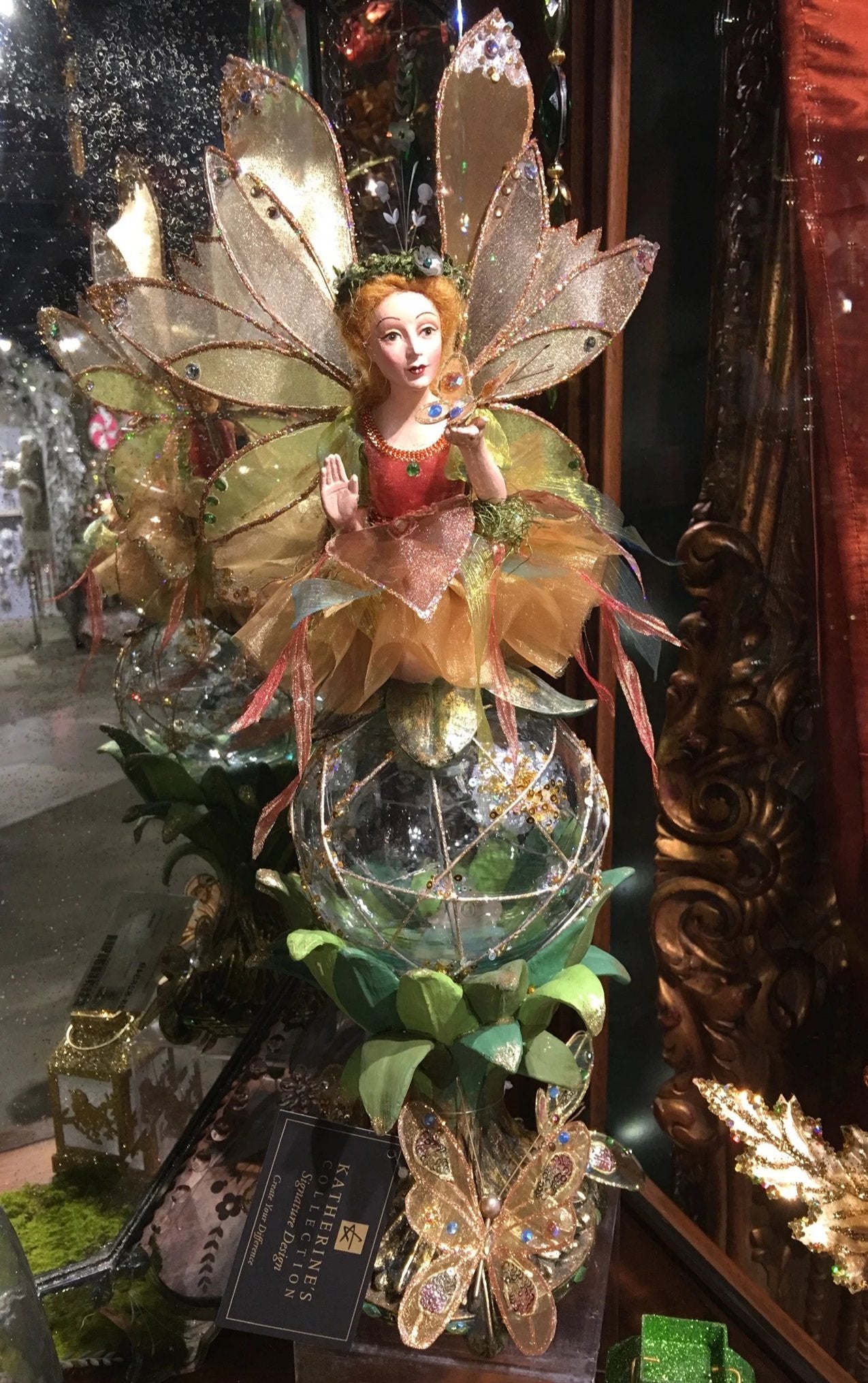 Katherine's Collection Fairy on Glass Ball