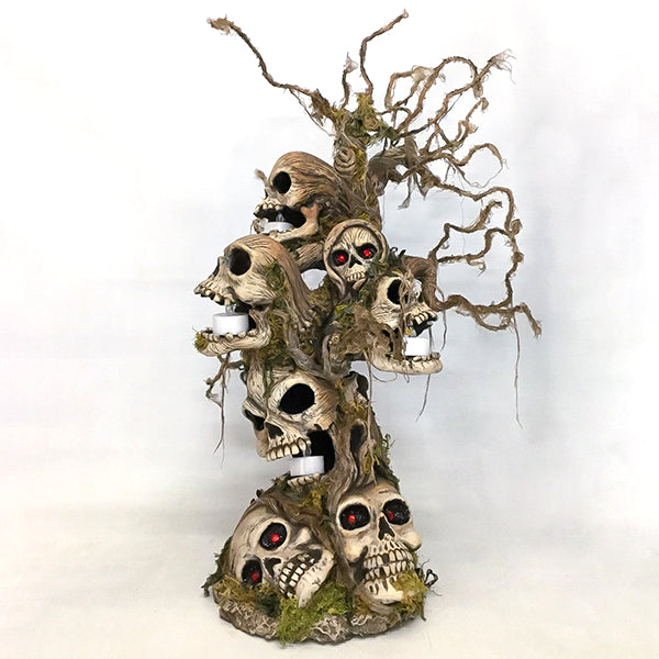 Katherine's Collection Twisted Tree with Skulls
