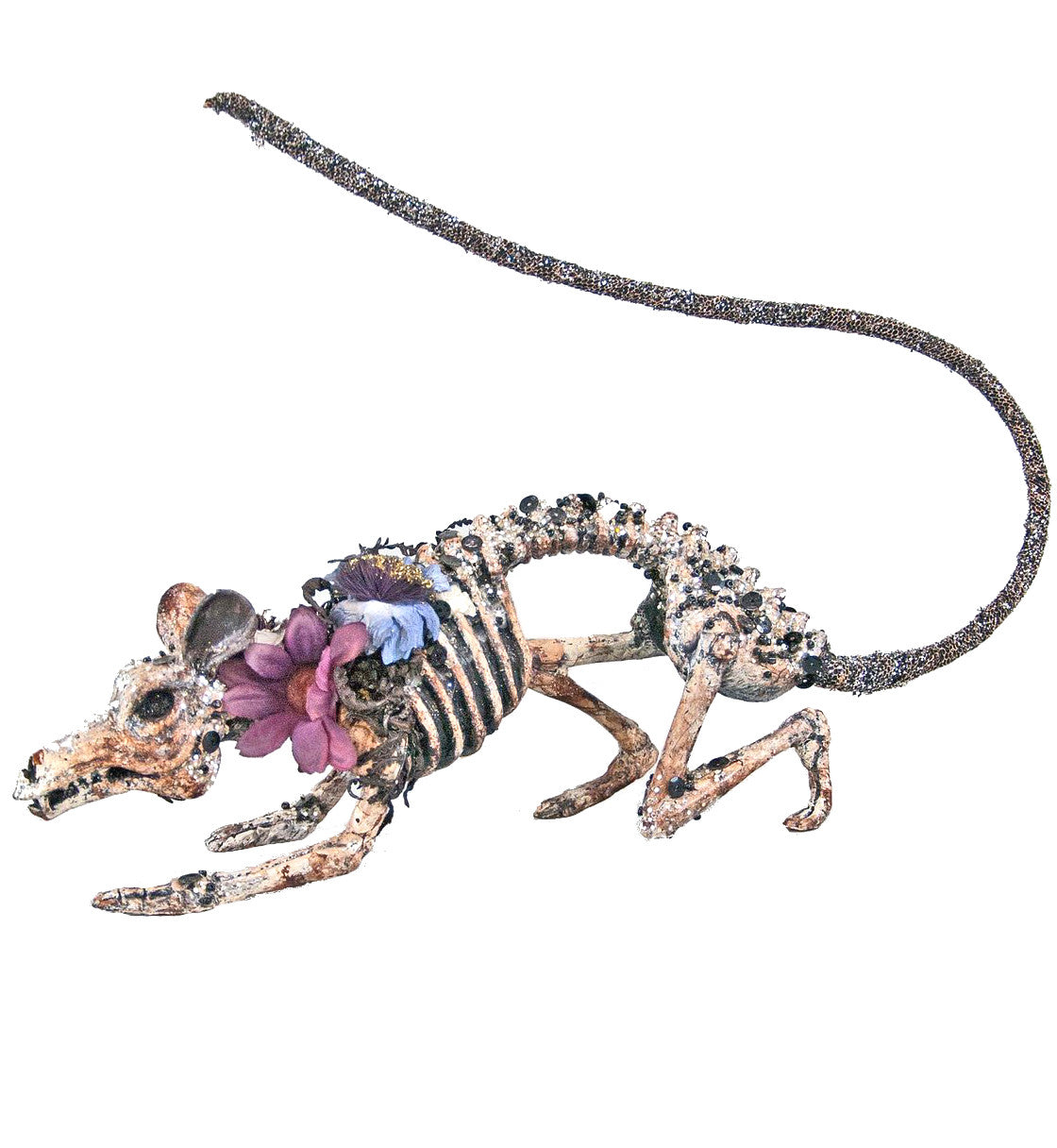 Katherine's Collection Jeweled Skeleton Rat