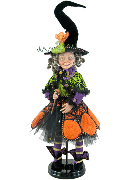 Katherines's Pumpkin Patch Witch | Standing Halloween Doll ...