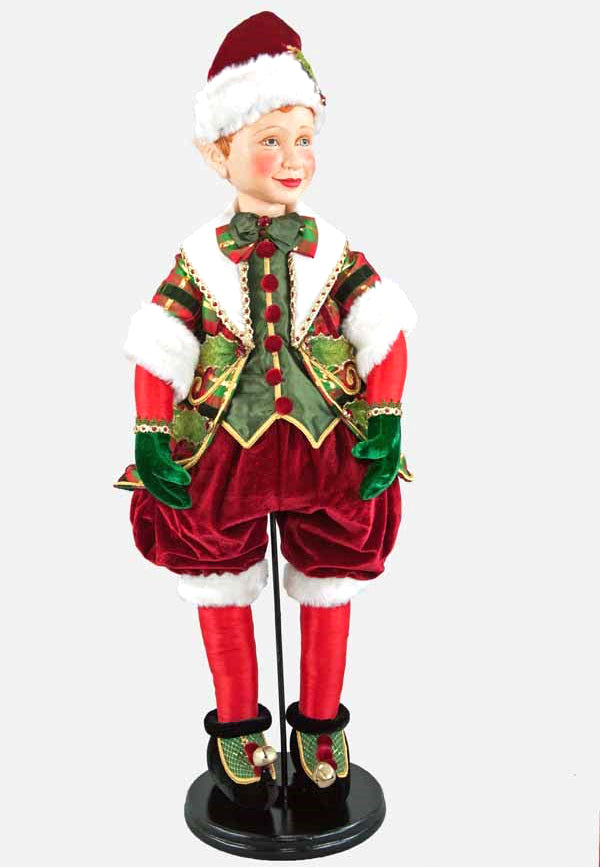 Katherine's Collection Traditional Christmas Elf Doll