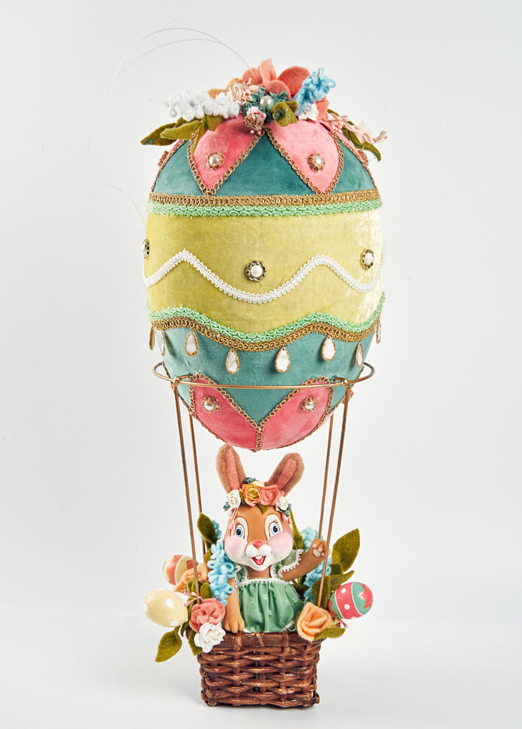 Up, Up and Away Balloon with Bunny Rabbit