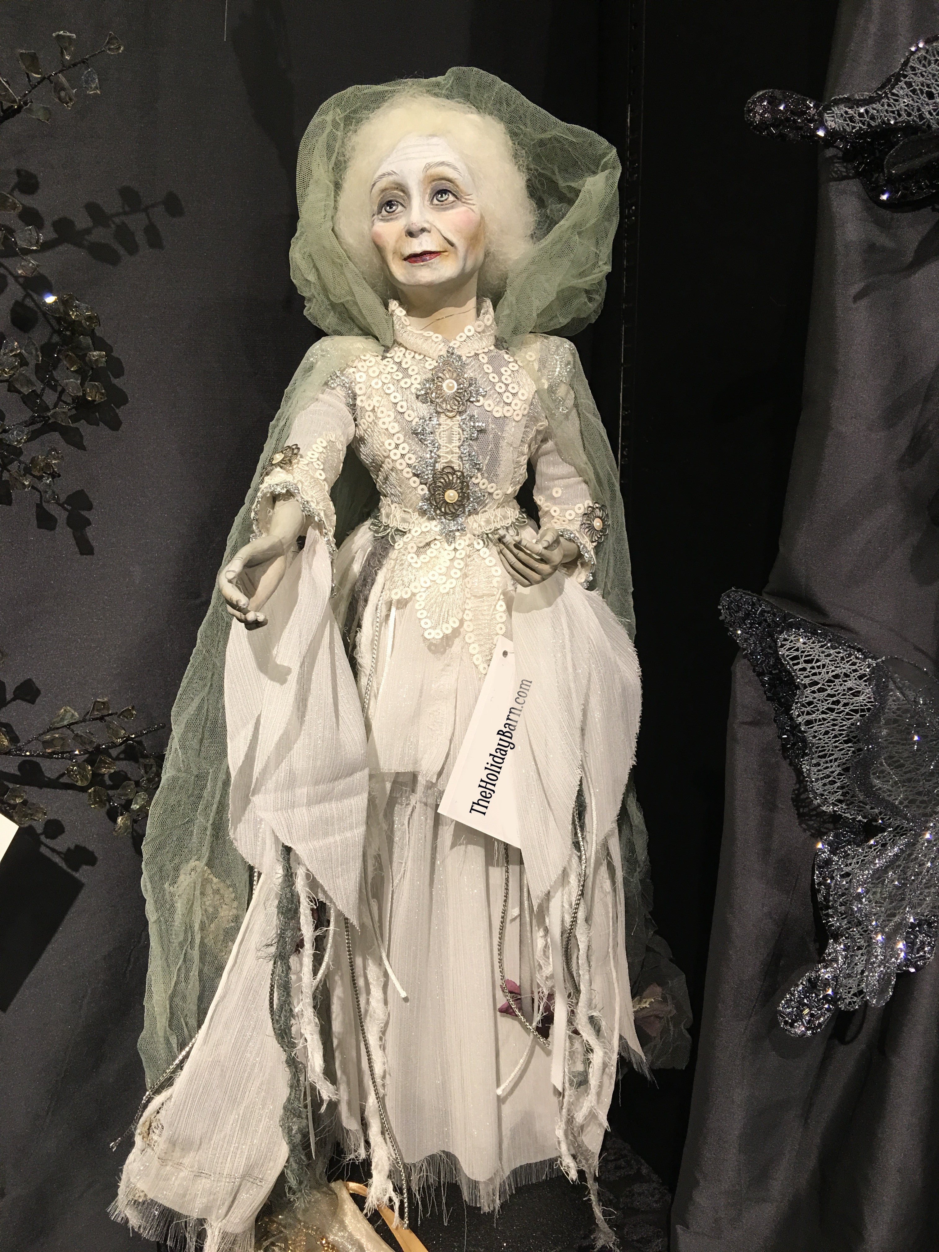 Katherines Collection Ghost Bride Lady in Mourning 23" Doll