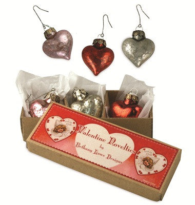 Glass Heart Valentine Ornaments Bethany Lowe