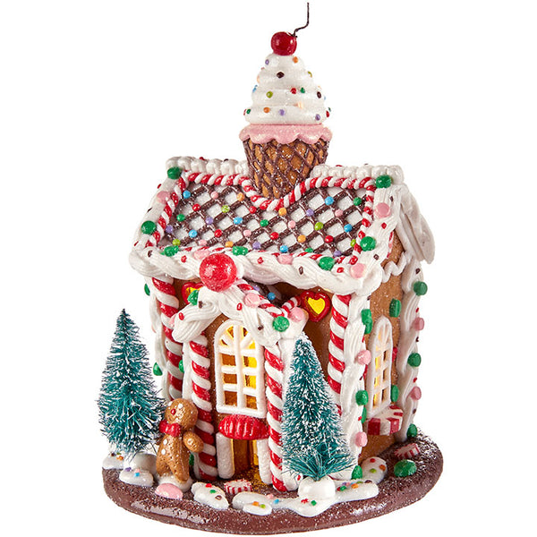 Lighted Gingerbread House - TheHolidayBarn.com