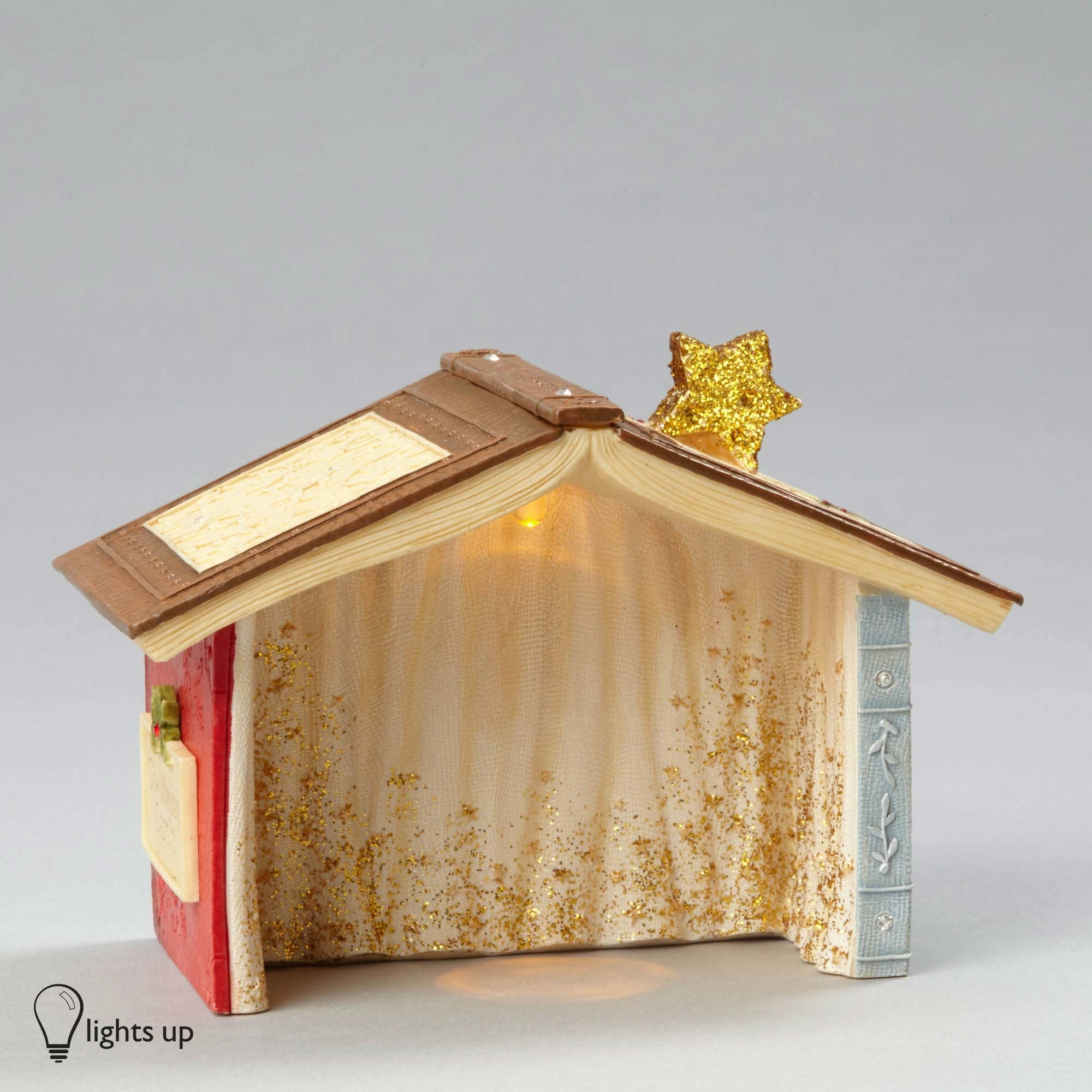 Lighted Nativity Creche, Mini