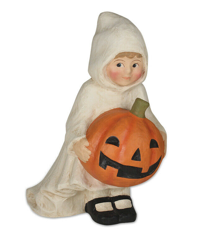Little Ghost Gabby with Pumpkin