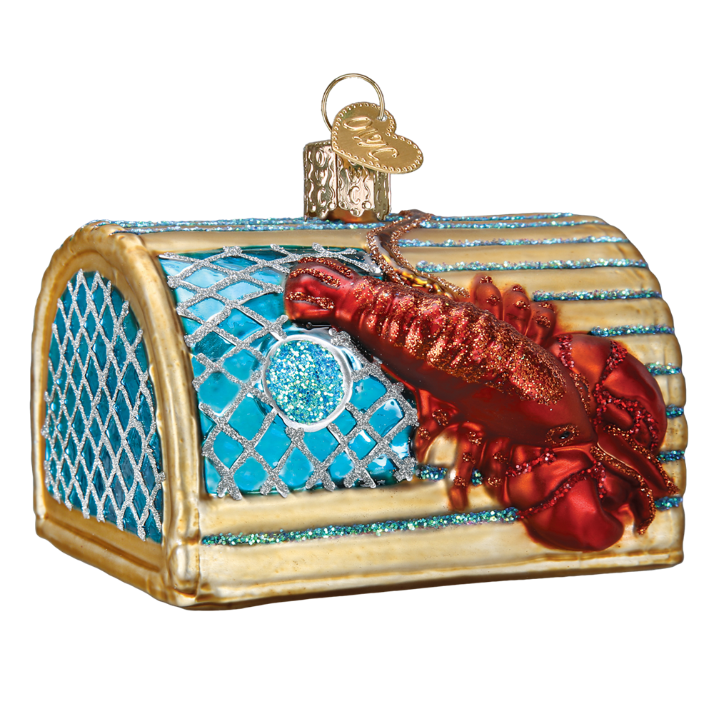 Lobster Trap Christmas Ornament