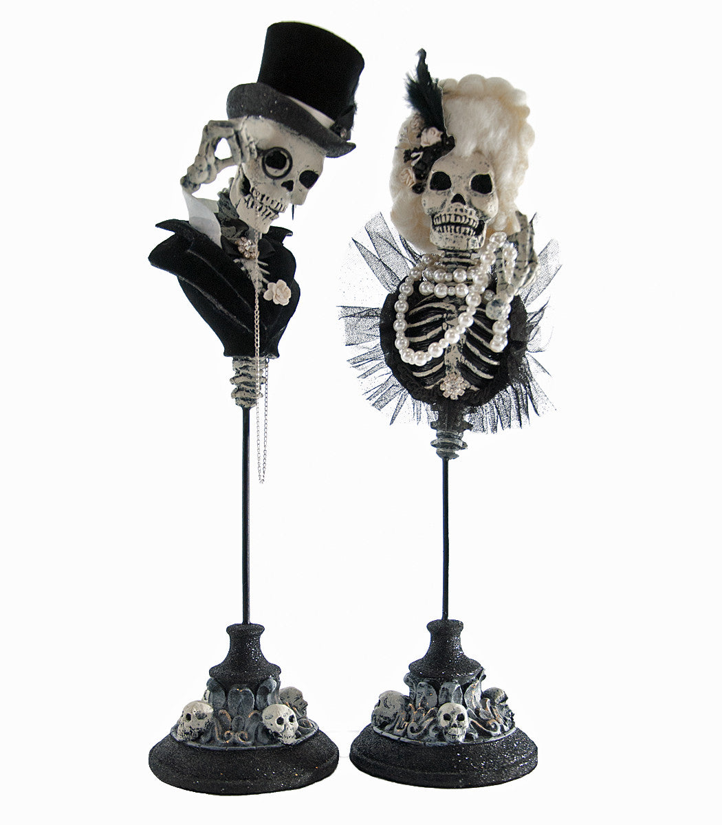 Lord & Lady Skeleton Busts
