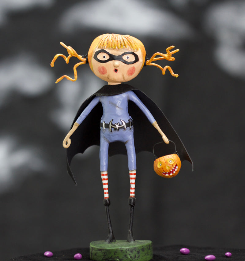 Lori Mitchell Batty Natty Super Hero Girl Figurine