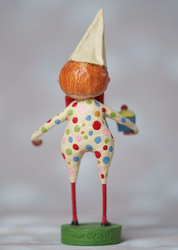Lori Mitchell Birthday Boy Figurine with Cupcake - Backside