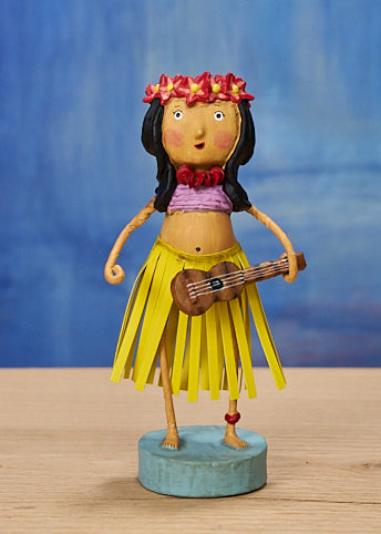 Loir Mitchell Hula Lula Figurine Hawaiian Luau Figurines With Ukele loir-mitchell-hula-lula-figurine-hawaiian-luau-figurines-with-ukele