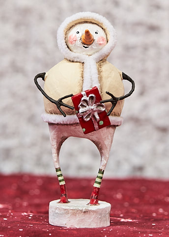 Lori Mitchell The Gift of Giving Snowman Figurine - Christmas 2018