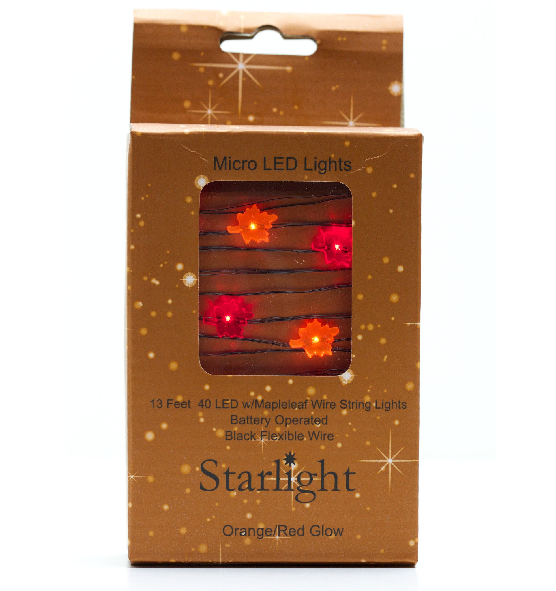 Maple Leaf LED Lights - Battery Operated