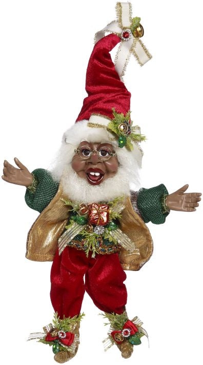 Mark Roberts African-American Stocking Stuffing Elf