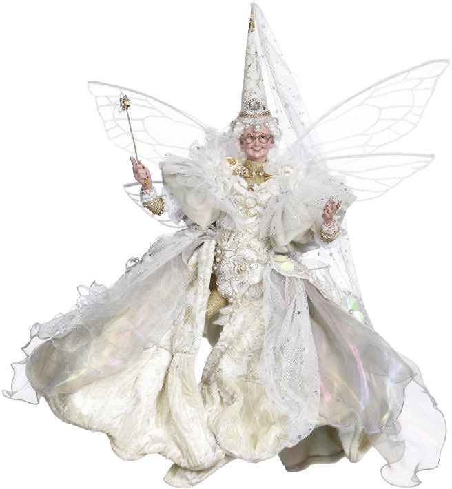 Mark Roberts Fairy Godmother in an Ivory Dress - TheHolidayBarn.com Mark Roberts Fairy Godmother in an Ivory Dress - TheHolidayBarn.com