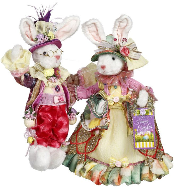 Mark Roberts Mr. & Mrs. Bunny Rabbit | Dressed Up Easter Bunnies ...