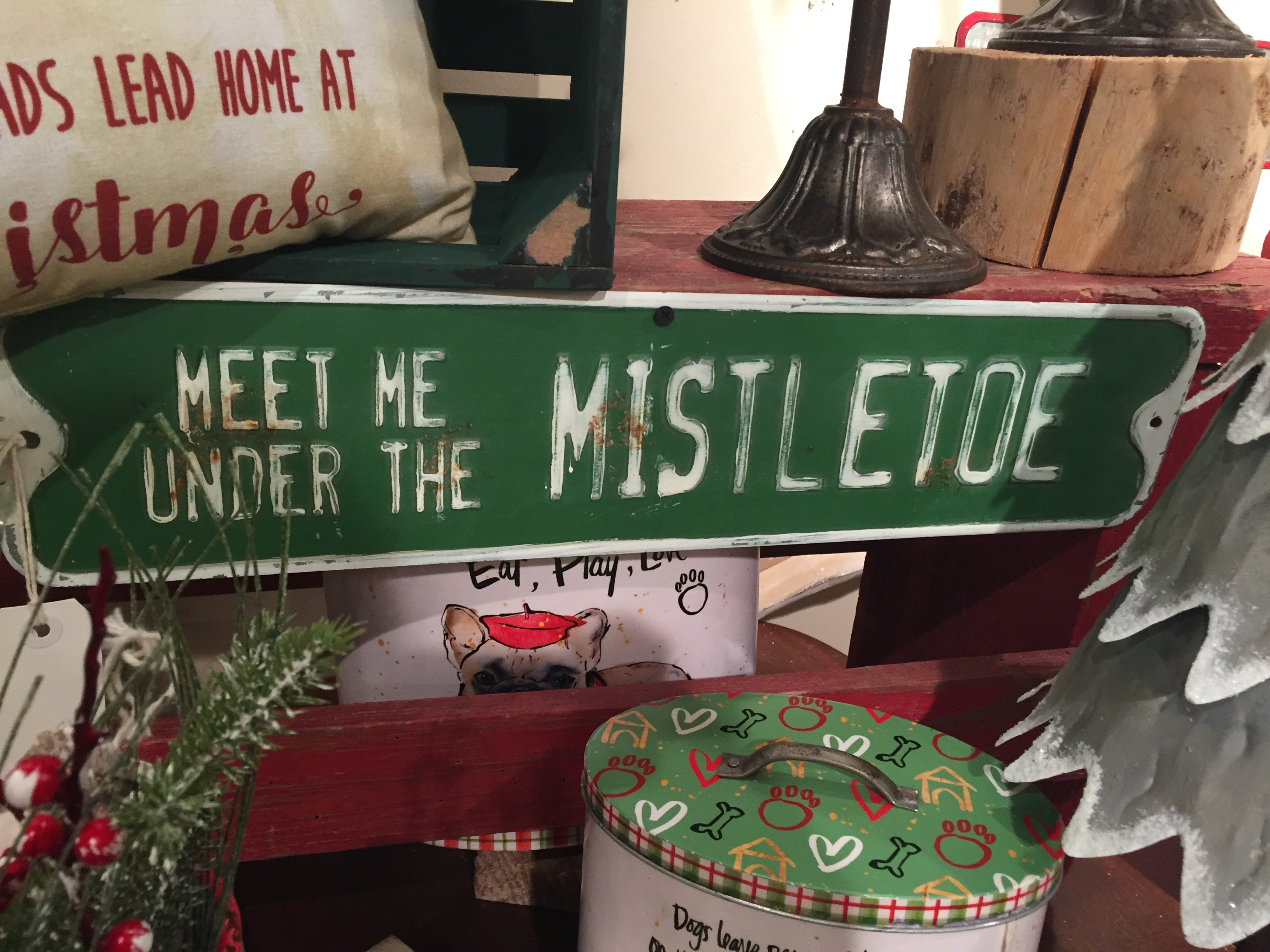 Meet Me Under the Mistletoe Sign