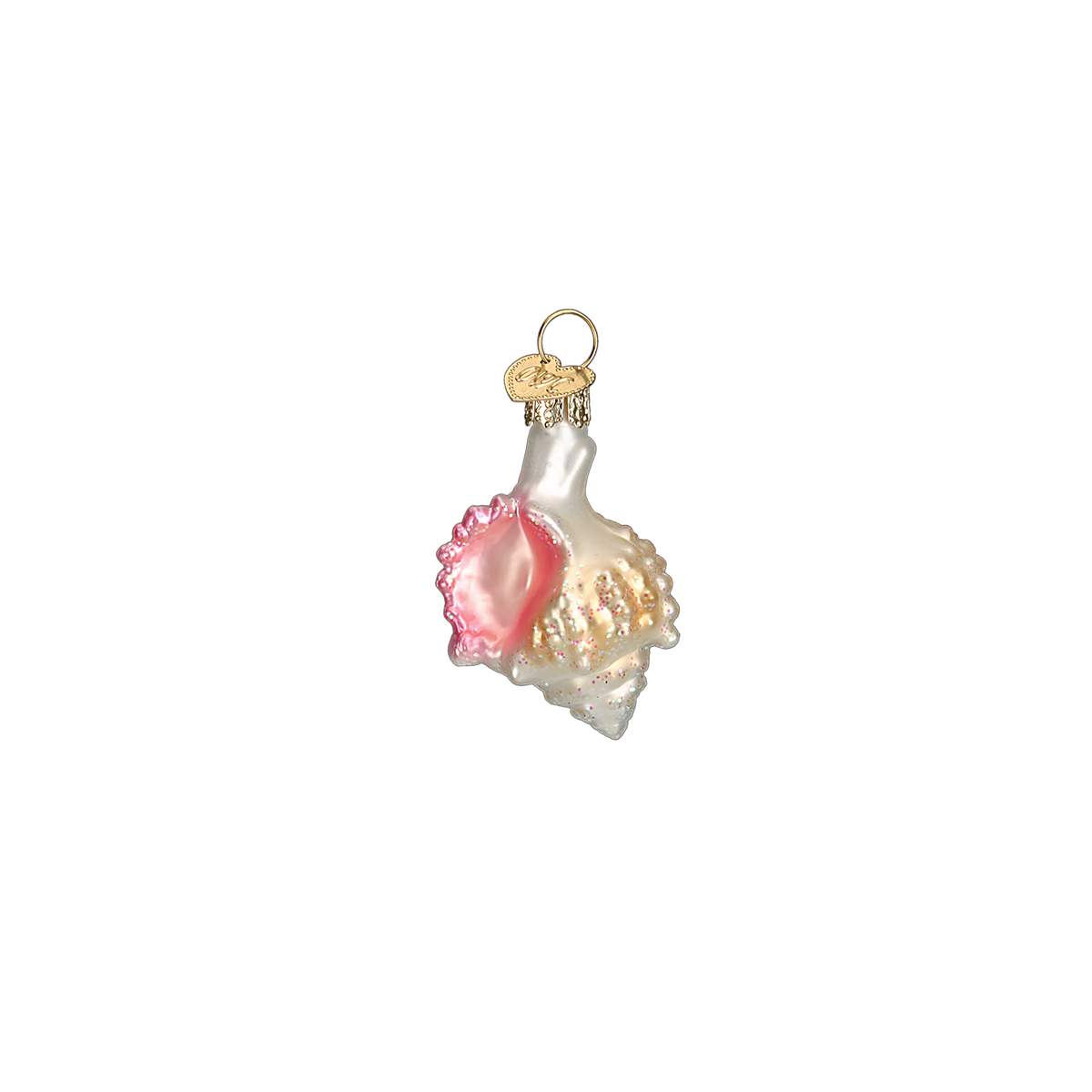 Mexican Sea Shell Christmas Ornament - Conch Shell