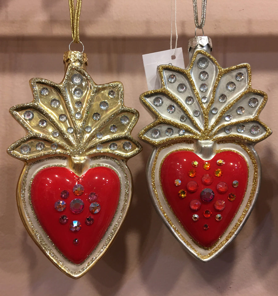 Milagro Heart Ornaments