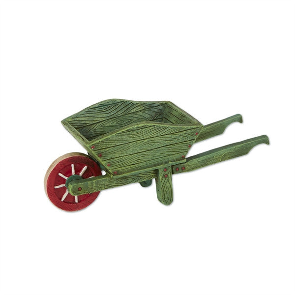 Mini Green Wheelbarrow by Mary Engelbreit