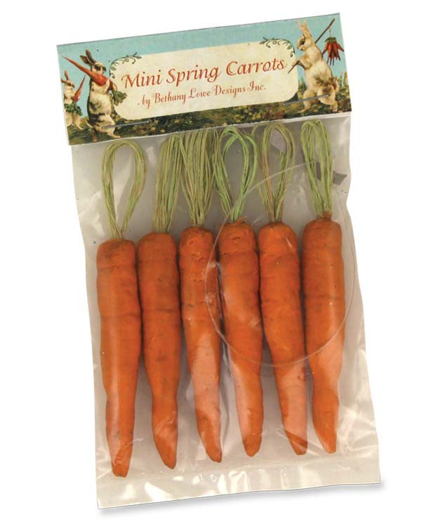 Mini Carrot Ornaments