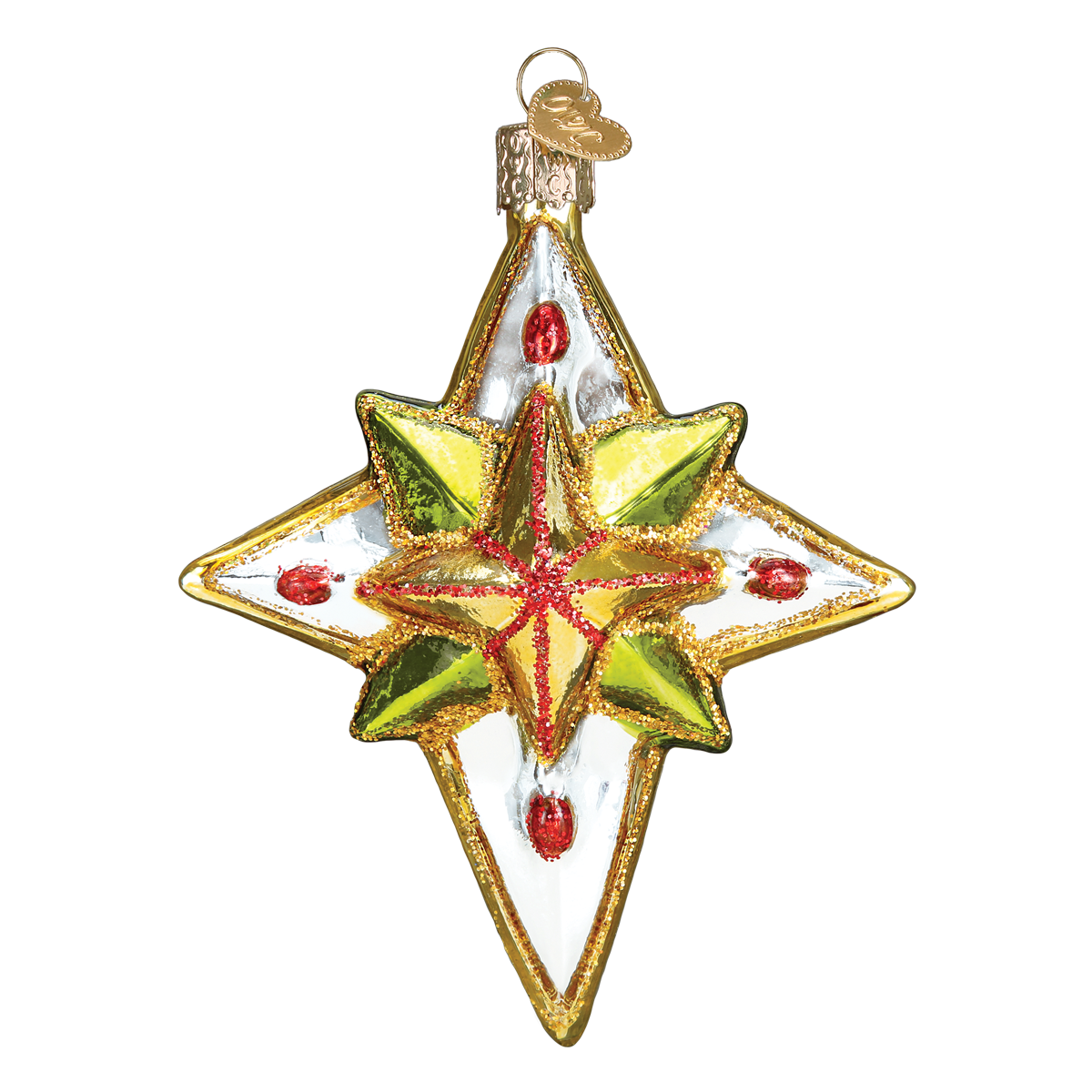 Old World Christmas Glass Luminous Star Ornament