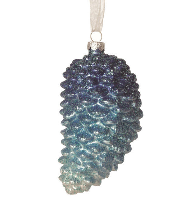 Blue Ombre Pinecone Ornament