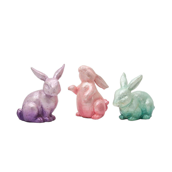 Ombre Capiz Bunny Rabbits | Easter Decor - TheHolidayBarn.com