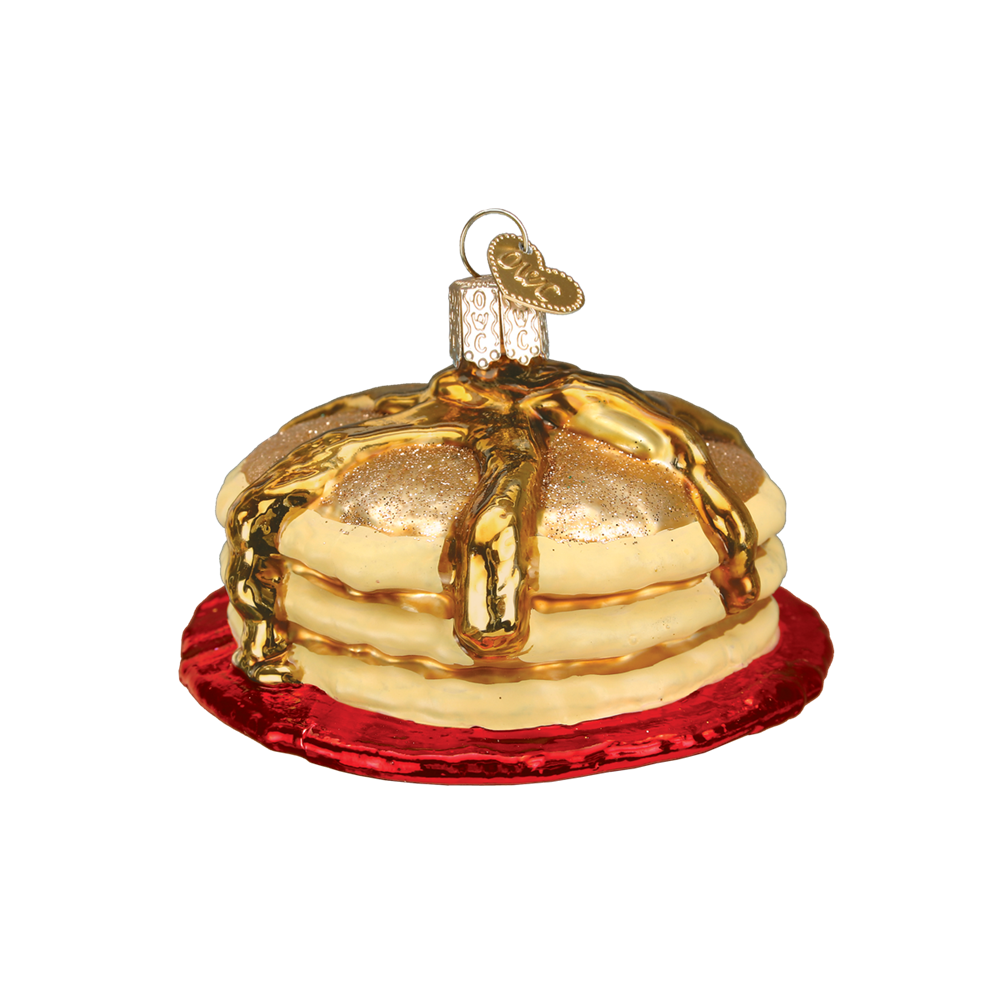 Pancakes with Syrup Christmas Ornament