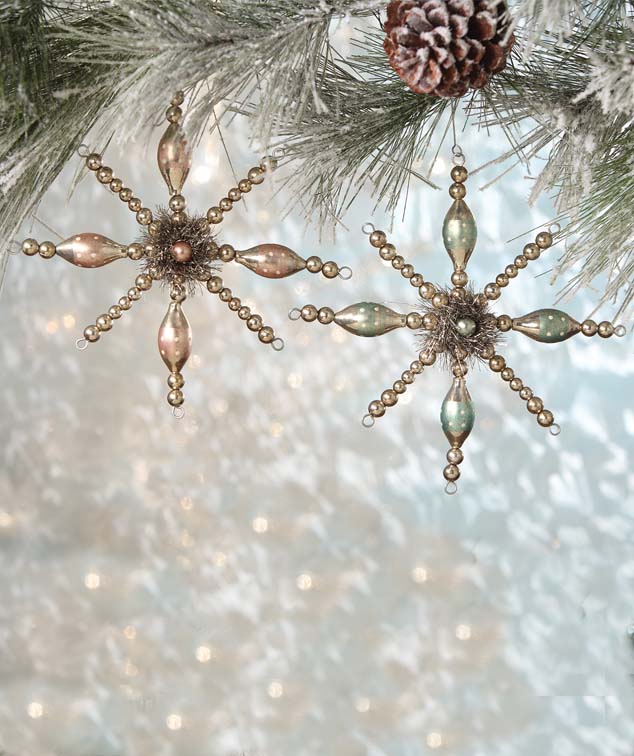 Pastel Starburst Ornaments by Bethany Lowe