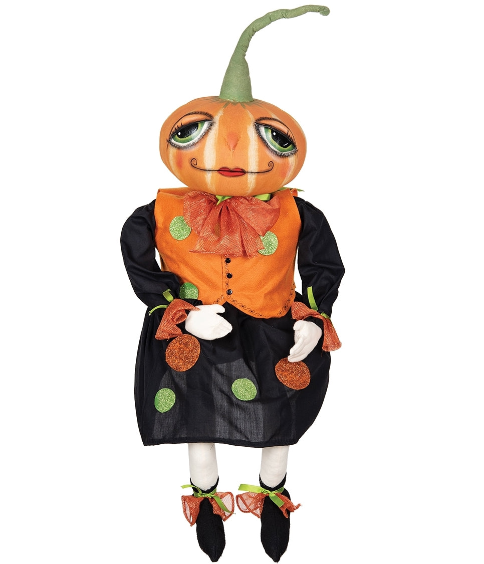 Petra Pumpkin Head Doll by Joe Spencer