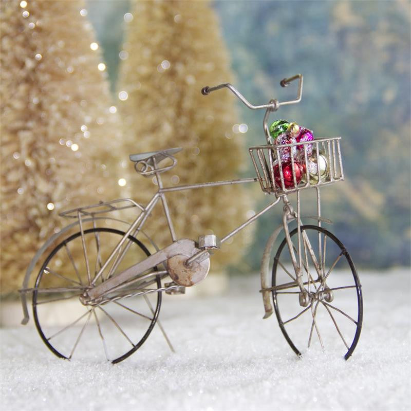 Bicycle with Basket of Ornaments