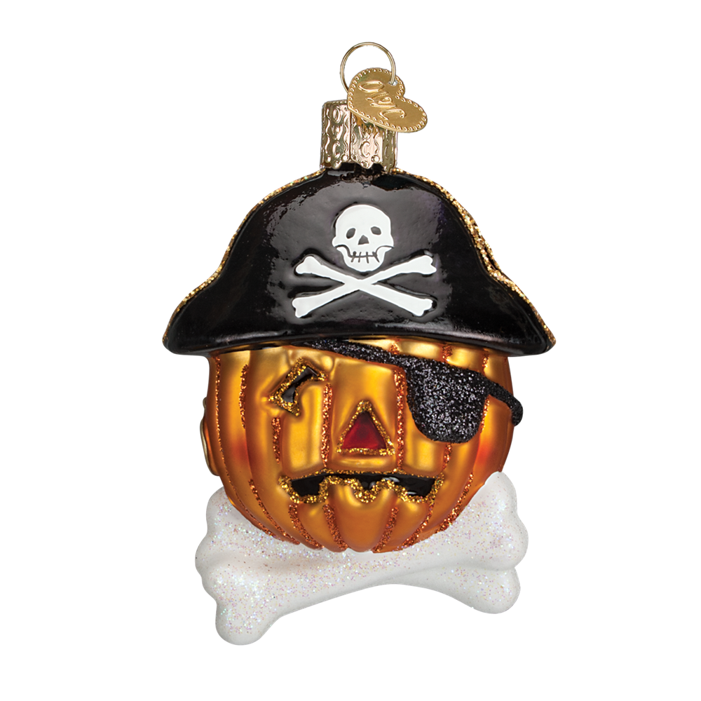 Pirate Pumpkin Ornament