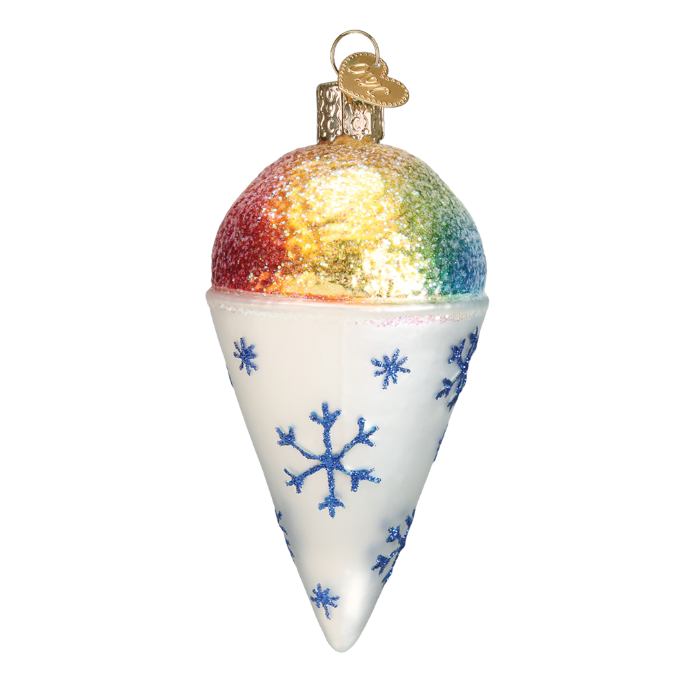 Rainbow Snow Cone Ornaments by Old World Christmas