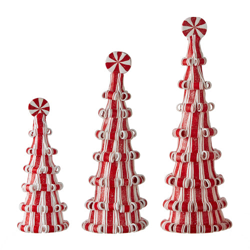 Red & White Candy Trees