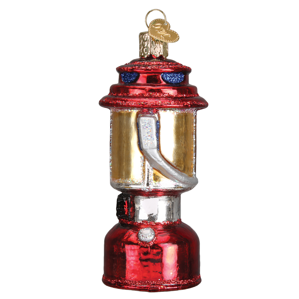 Camping Lantern Ornament - Sideview