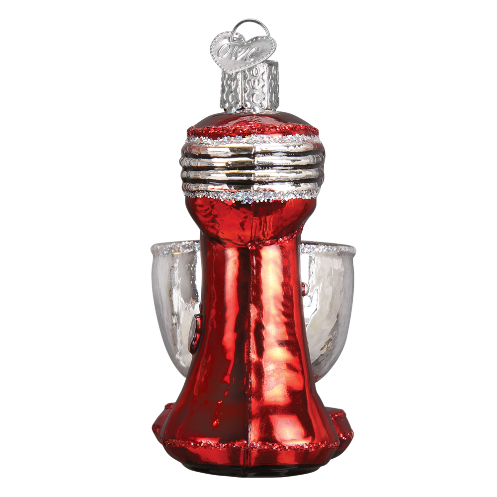 Red Mixer Ornament - Backside